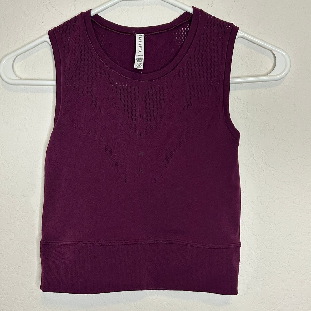 Athleta Women's Tank Top in Deep Burgundy